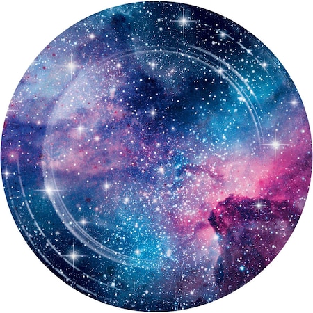 Creative Converting Galaxy Party Paper Plates, 9", 96PK 336039